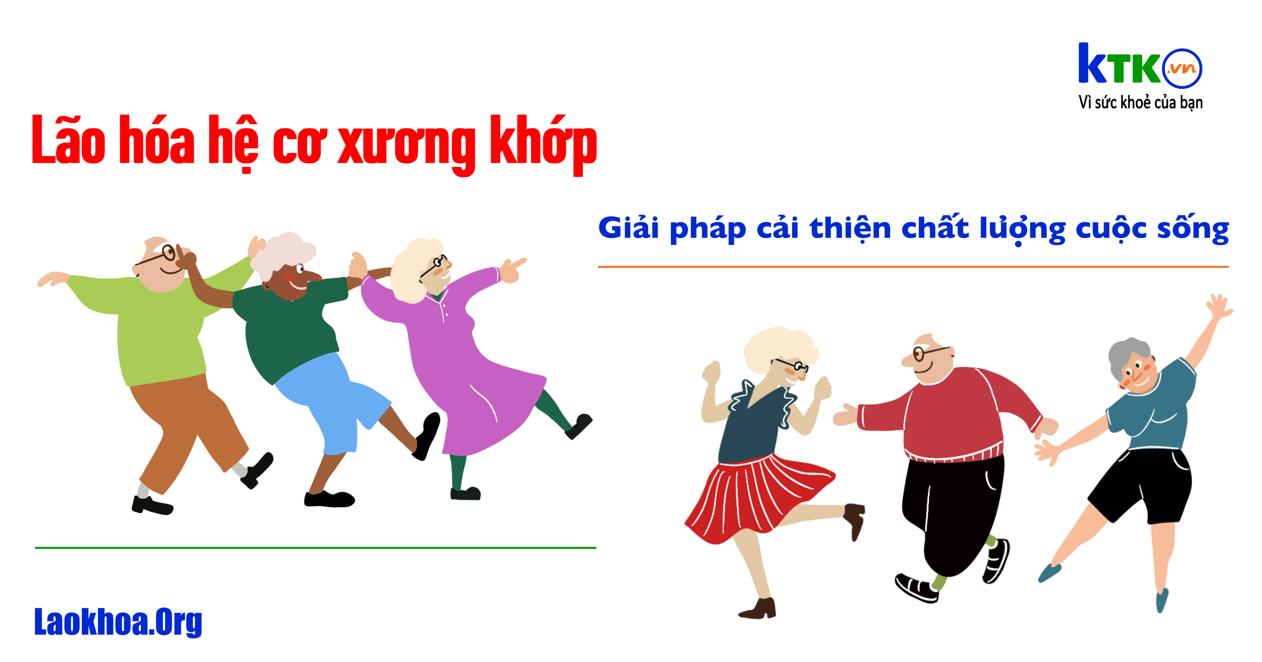 Lão hóa hệ cơ xương khớp - Giải pháp cải thiện chất lượng cuộc sống.