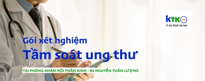 Gói xét nghiệm tầm soát ung thư.